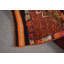 Tapis de couloir brun, tapis turcs, tapis tissés à la main, tapis rétro, tapis géométriques