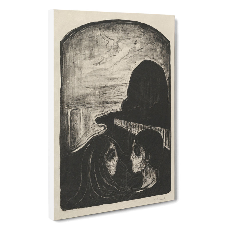Attraction I by Edvard Munch - Wrapped Canvas Painting, 76cm H x 50cm W x 3cm D