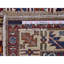 Tapis super Kazak en laine naturel à motif géométrique beige 2 pi 8 po x 10 pi 707874F874C14F9BAC73DA45C8057680