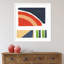 «Geometric Games I» par Tom Reeves, reproduction d'art encadrée-610859635-610859641