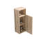 Armoire de salle de bain flottante en chêne brut, armoire de rangement murale pour petits espaces, KD