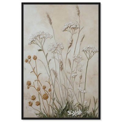 «Plaster Petal Panorama Canvas Vintage Botanical» par Art Remedy