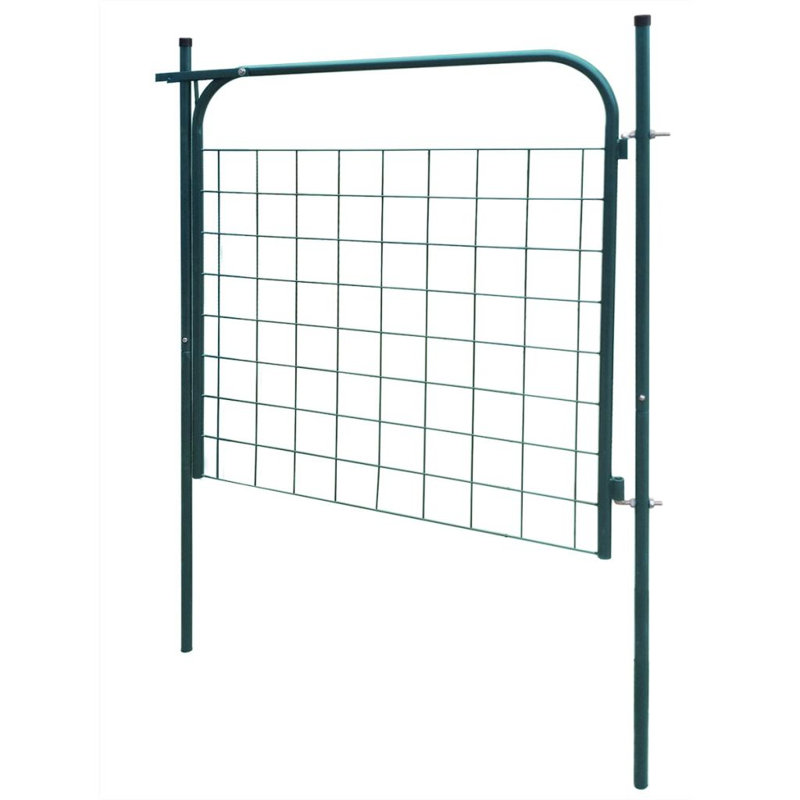 Humansville 100.08 cm H x 100.08 cm W Gate Fencing, Green
