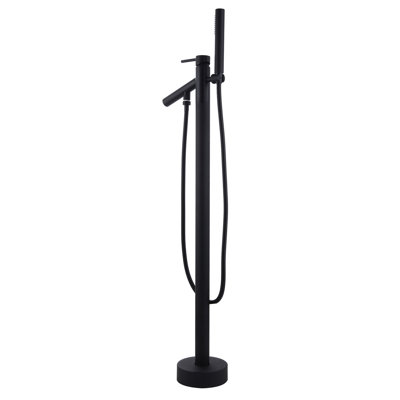 Floor Tub Spout with Diverter