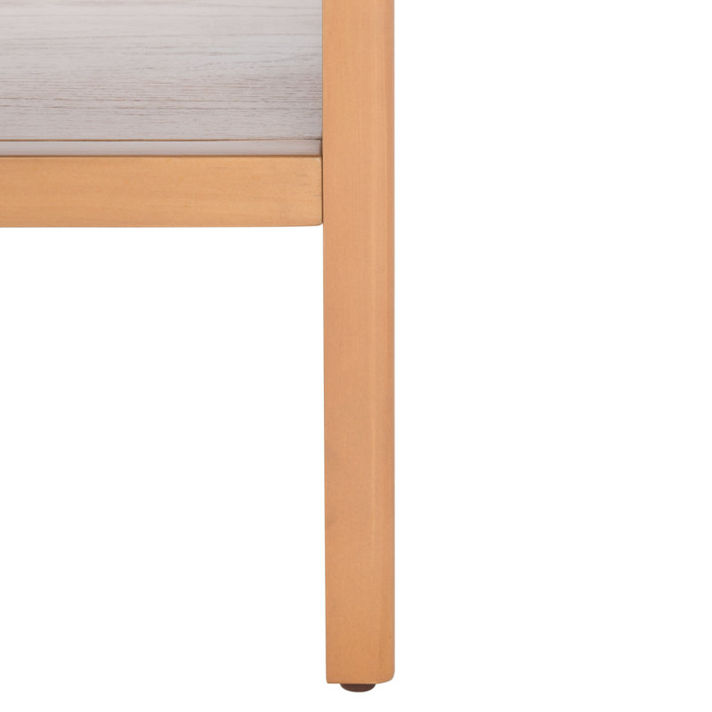 Table basse à 4 pieds avec rangement Westberg, Naturel