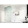 Aurora 30 in. x 58.25 in. Frameless Fluted Radius Single Fixed Bath Panel