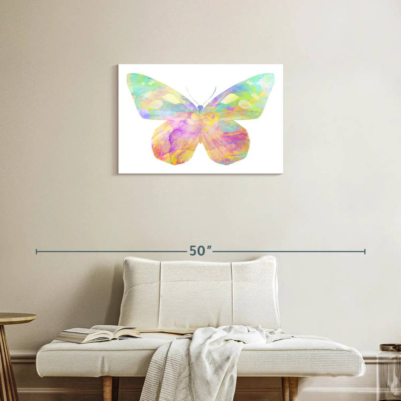 Rainbow Butterfly, 20" H x 30" W
