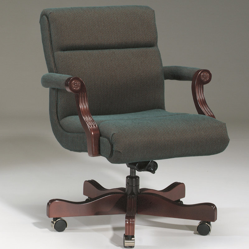 Triune Business Furniture Executive Chair, Not Included, Walnut, Sky