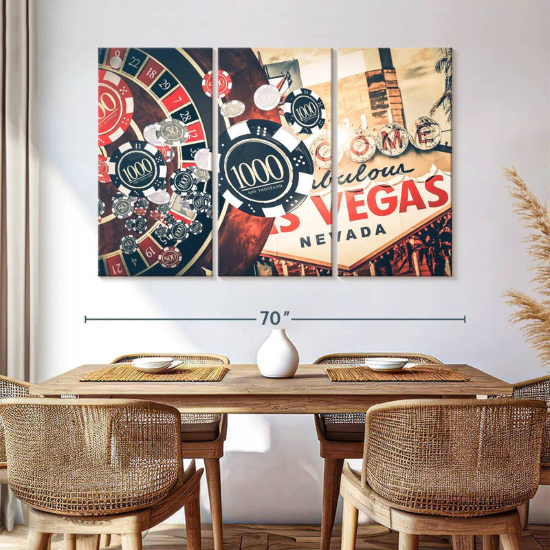 Nicci Las Vegas Roulette, H 42 po x l 65 po