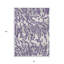 Tapis intérieur lavable à motif animal 8 pi x 10 pi gris et ivoire