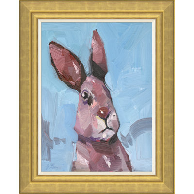Cashmere Rabbit Painting by Dana Gibson