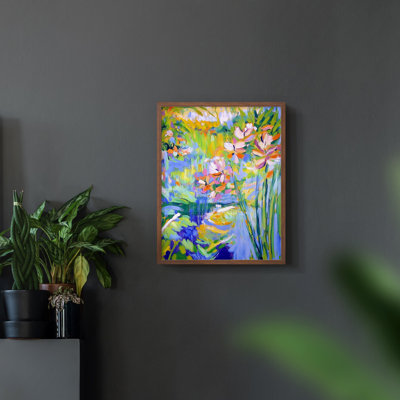 FLORAL Series DCXIII  -Premium Framed Print -Ready to Hang - No Nails Required