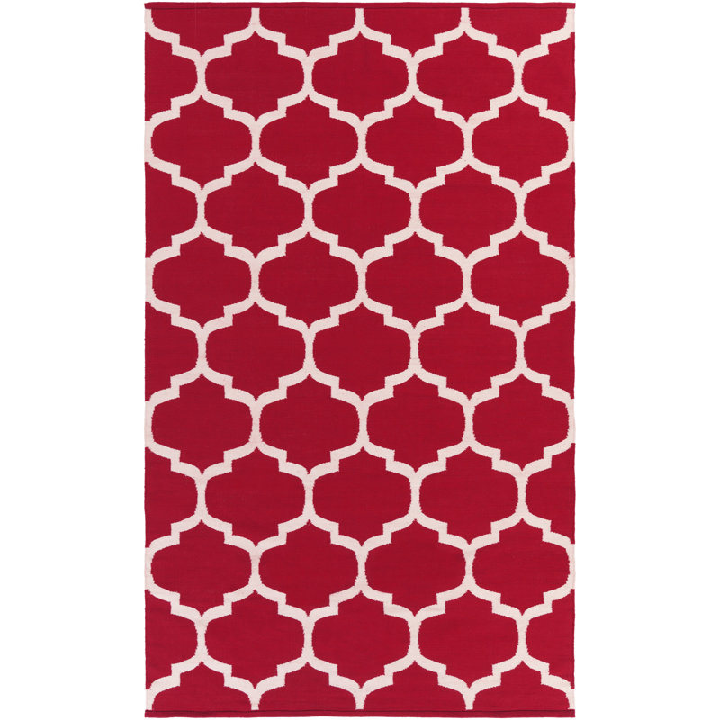 Bethy Cotton Geometric Indoor Rug, Rectangle 4' x 6'