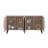 Jodie 65" Mid-Century Modern Sideboard with 8 Adjustable Shelves in Whitewashed Oak-195657341