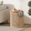 Table d'appoint en bois massif, couleur naturelle