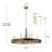 8-Light Transitional Wagon Wheel Candle Chandelier