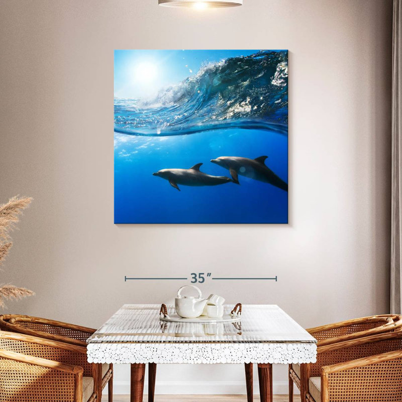 Brampt Dolphin Twosome, 39" H x 39" W