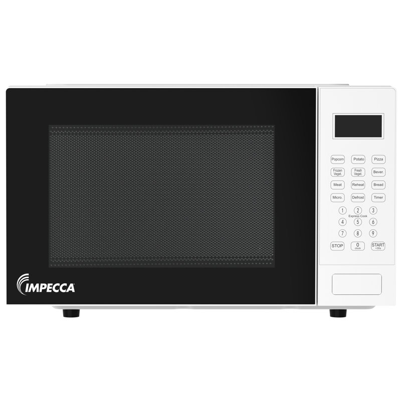 Impecca Pi. Four à micro-ondes de comptoir 900W, Blanc