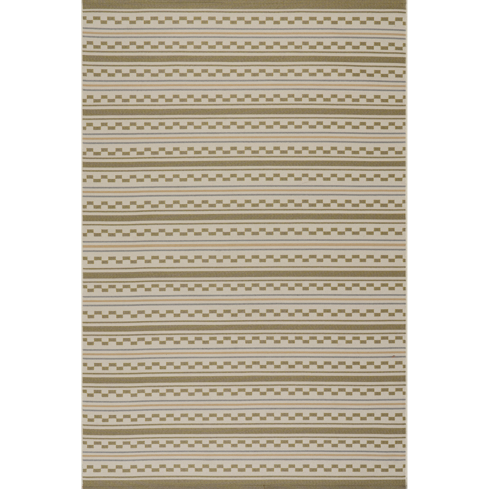 Modern Checkered Indoor Outdoor Rug, Beige, Rectangle 2' x 3'
