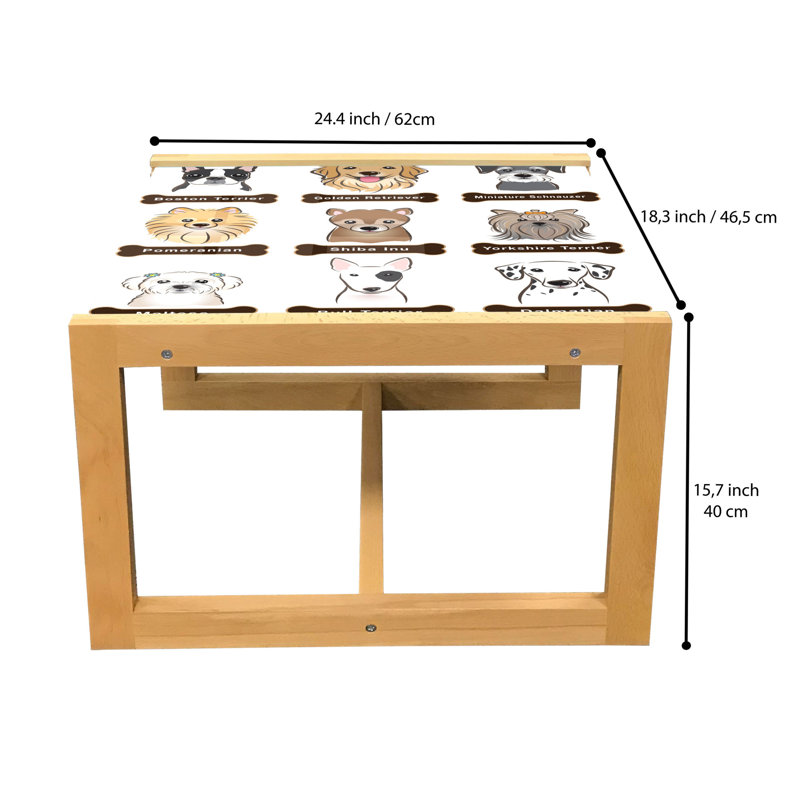 Jabora Sled Coffee Table, 40cm H x 46.5cm W x 62cm D