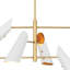Vest Chandelier (White and Natural Brass)-1737724267