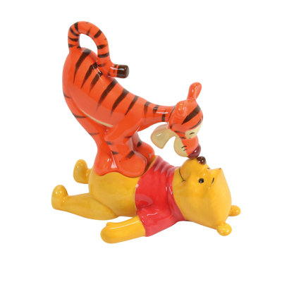 Ensemble de salière et poivrière 2 pièces 5 pièces 12,25 pouces Winnie l'ourson et le tigre Disney 56