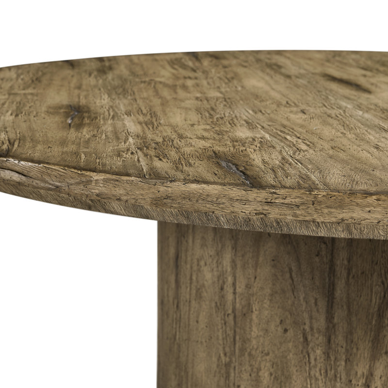 60" Stone Ridge Round Dining Table Light