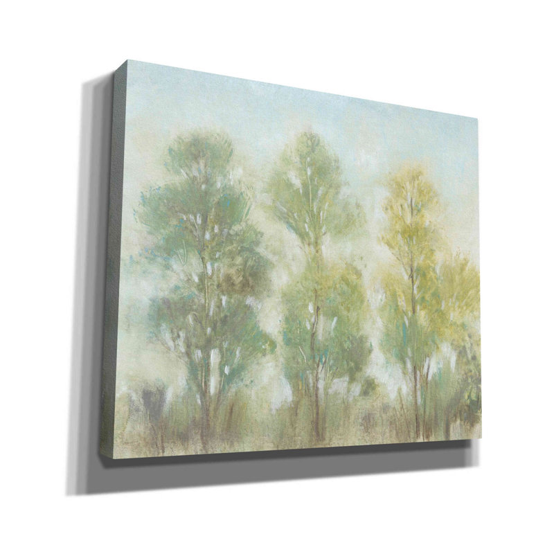 «Mute Trees II» par Tim O'toole, art mural sur toile, H 26 po x l 30 po x P 1,5 po