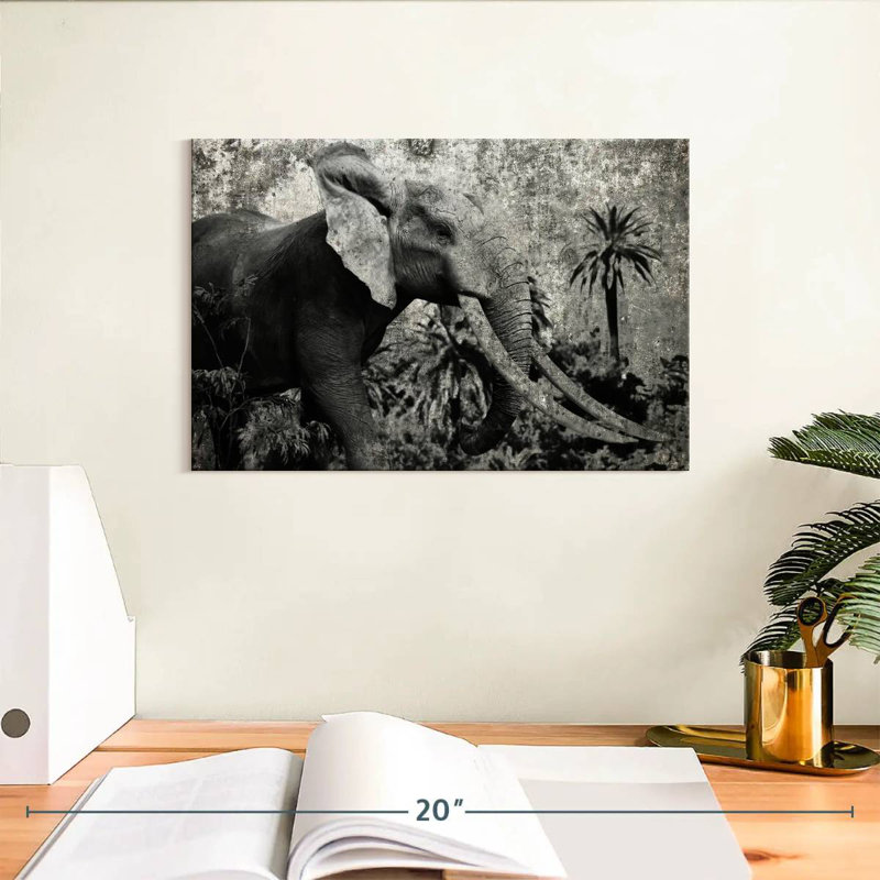 Éléphant safari Brampt Prime, H 8 po x l 12 po