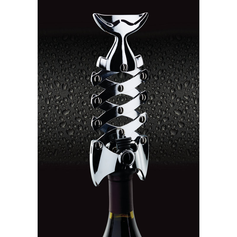 Silver Stainless Steel Corkscrew