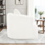 Fauteuil d'appoint pivotant à 360 °, fauteuil pivotant rembourré avec coussin décoratif pour salon, chambre à coucher, bureau et hôtel-1716034408