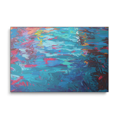 Steelpix Metal Canvas -  BM 012 By Iris Scott Abstracts Wall Art Print