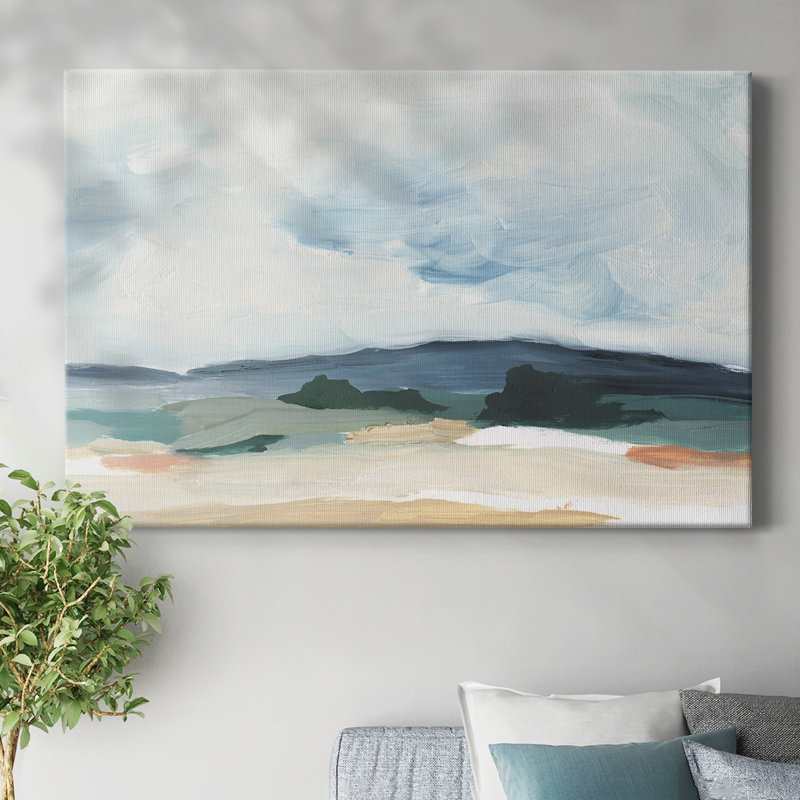 Toile tendue pastel Vista II-Gallery, H 12 po x l 18 po