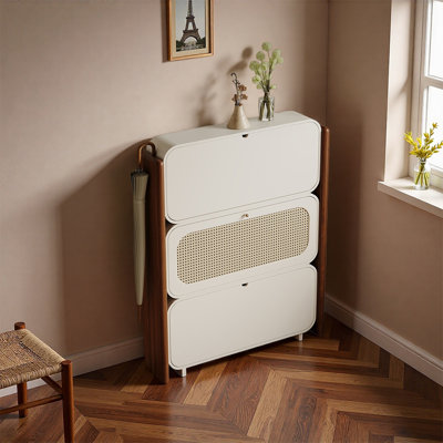 Italian style creative retractable shoe cabinet