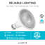 11 watts (équivalent à 75 watts), DEL PAR30, ampoule à intensité variable, culot E26 / moyen (standard)-57953194