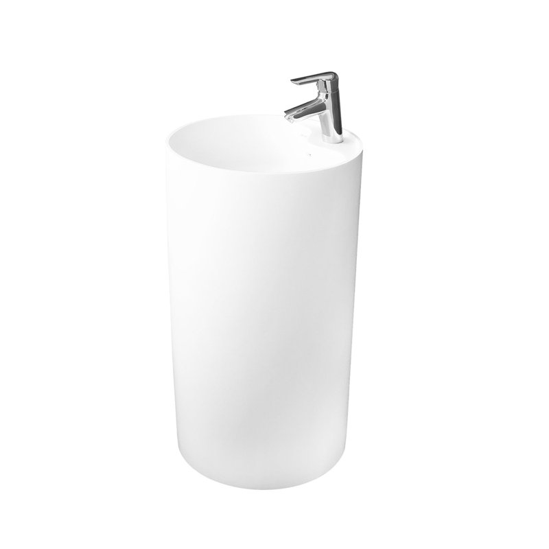 DAX 17.5'' Matte White Bathroom Sink