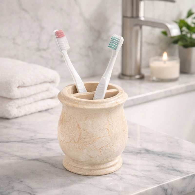Marble Toothbrush Holder
