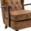 Fauteuil à oreilles rembourré Biali-592563481