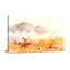 Paysage et nature Paysage désertique avec des montagnes et des arbustes-671029829