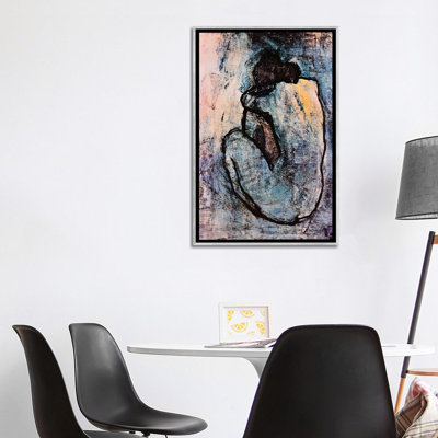 « blue nu » par pablo picasso-impression