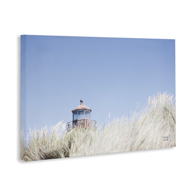 «Peering Over Lighthouse», art mural sur toile par Nathan Larson, H 16 po x l 24 po