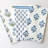 Celeste Blue Handcrafted Block Print Napkins - Set of 4