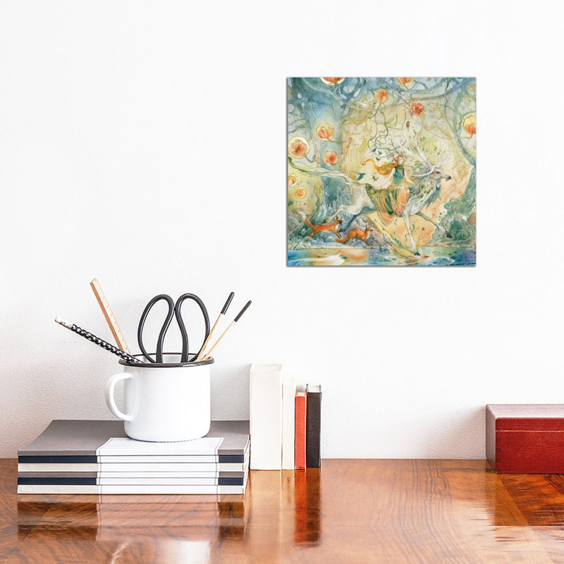 Moving Through The Spaces Between by Stephanie Law - Wrapped Canvas Gallery-Wrapped Canvas Giclée, 30.48 cm H x 30.48 cm W