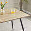 Ensemble de salle à manger 5 pièces avec plateau rectangulaire en bois et 4 chaises d'appoint rembourrées-4417064-4417068