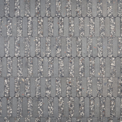 Carreau de mosaïque aléatoire en porcelaine 8 po x 16 po Lane (0,86 pieds carrés / chaque)