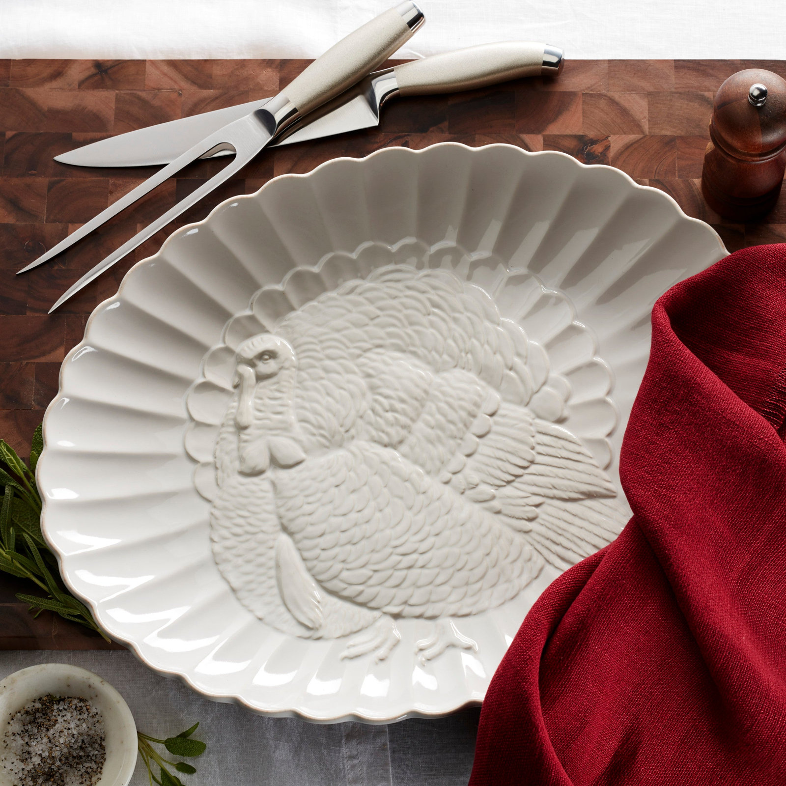 Porcelain Turkey Platter