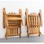 Ensemble de 2 chaises Adirondack en bois massif