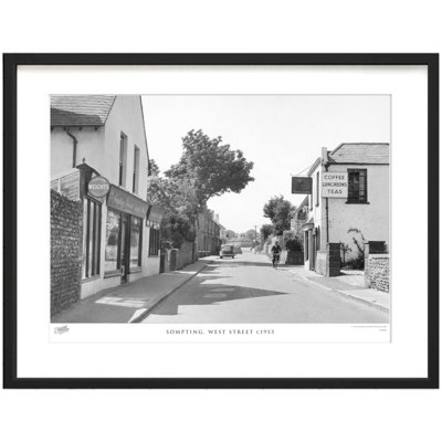 Sompting, West Street C1955 by Francis Frith - Single Picture Frame Print