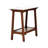 Narrow Slate Side Table With Storage Shelf