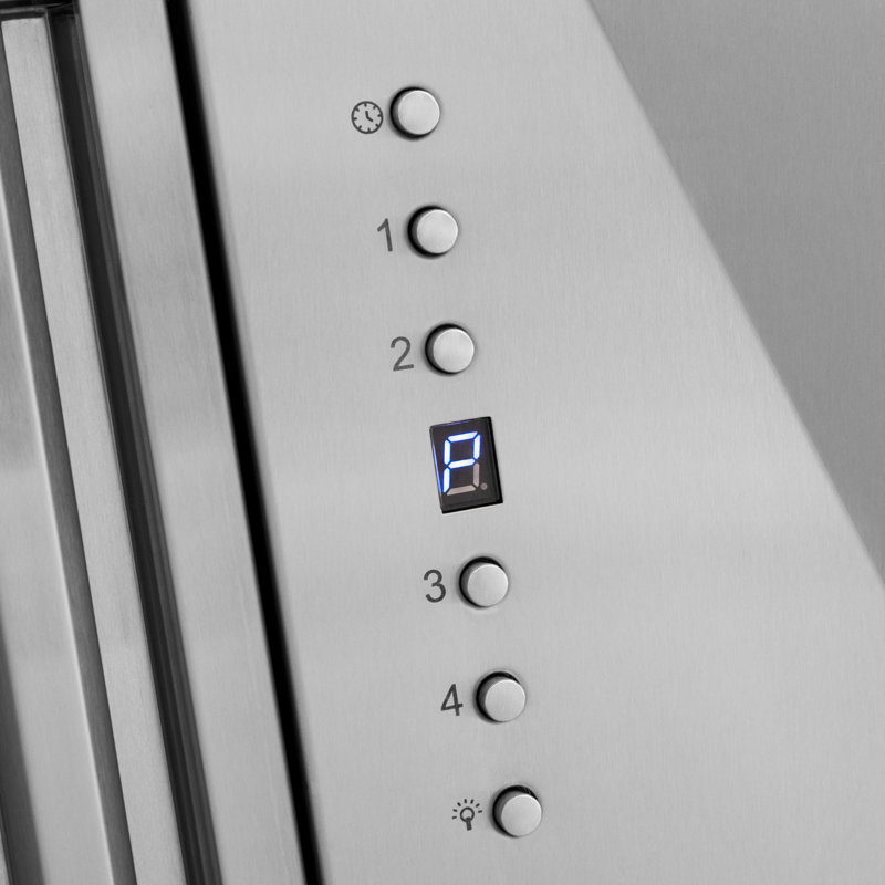 48" 700 CFM Ducted Wall Mount Range Hood, Stainless Steel